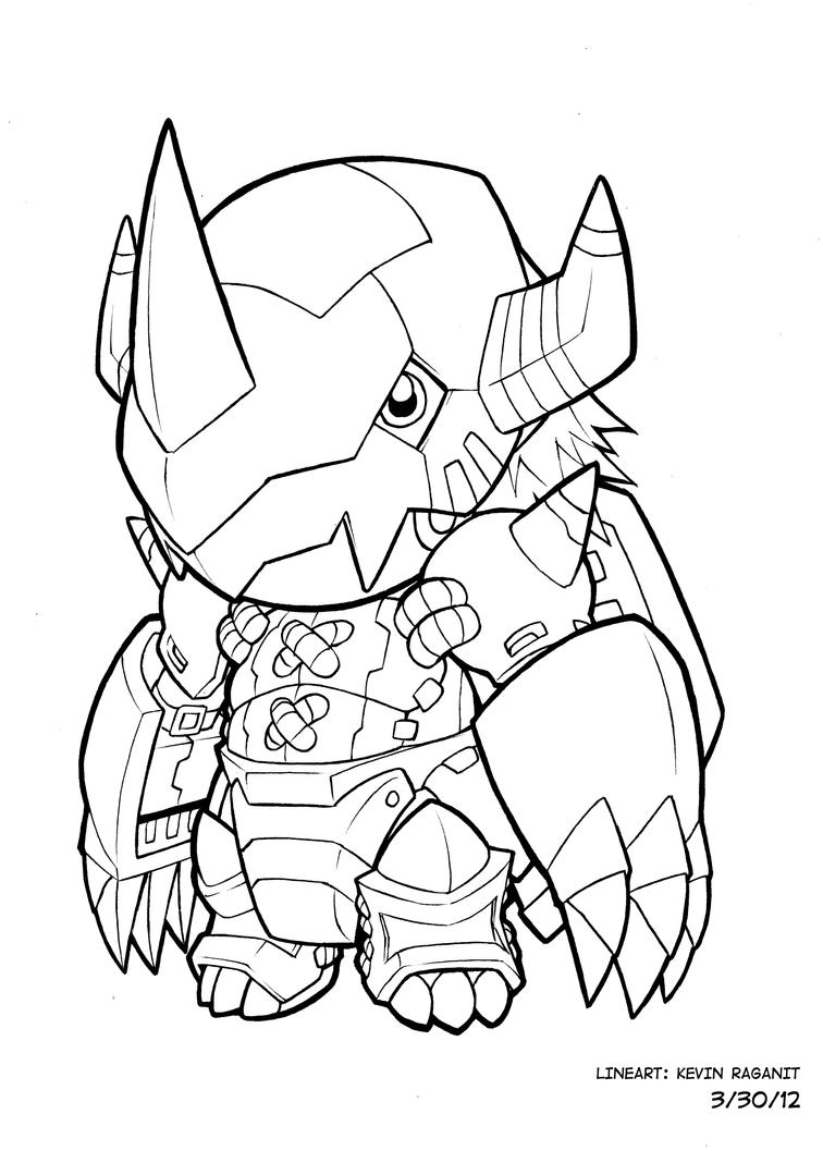 ultimate digimon coloring pages - photo #8