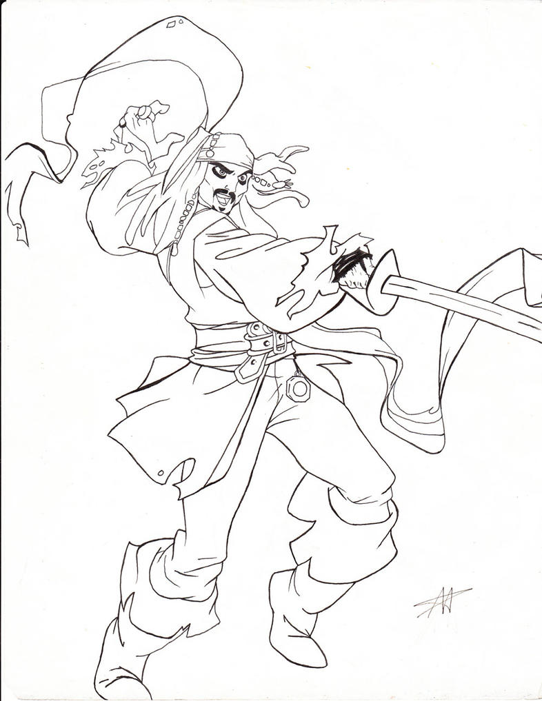 jack sperrow coloring pages - photo #30