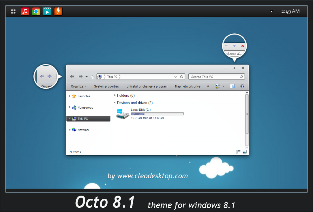 Etech theme for Win7/8.1