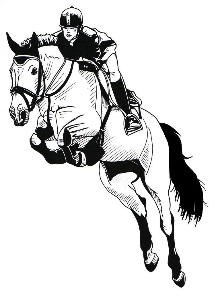 clipart horse jumping - photo #9