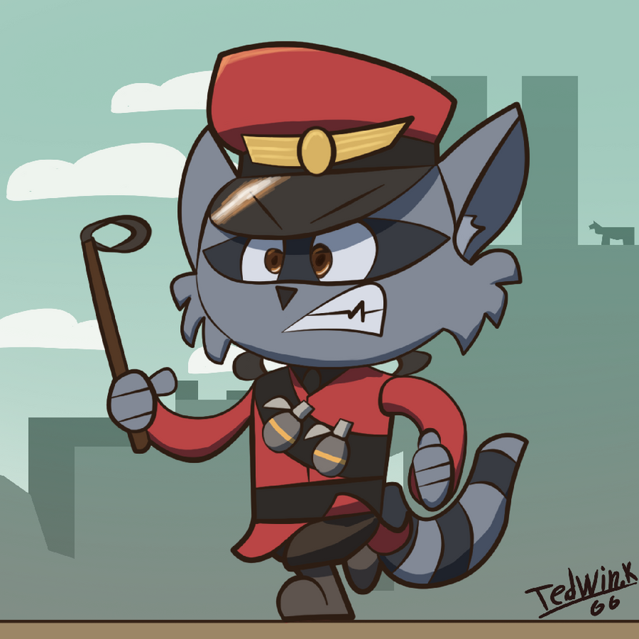 soldier_the_raccoon_by_tedwin_knockman66