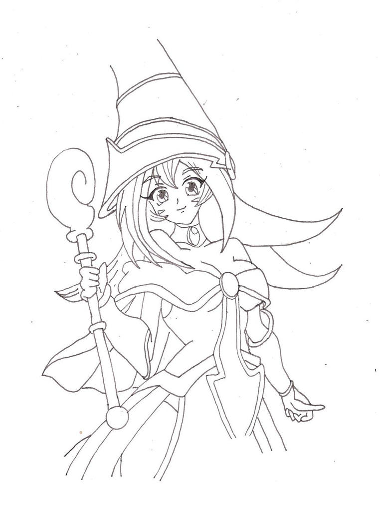 magician girl coloring pages - photo #10