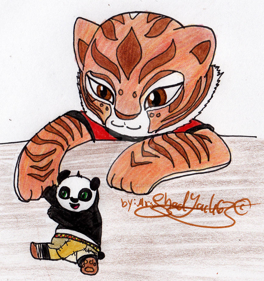 Po and Master Tigress Tickled by Bondomunk on DeviantArt