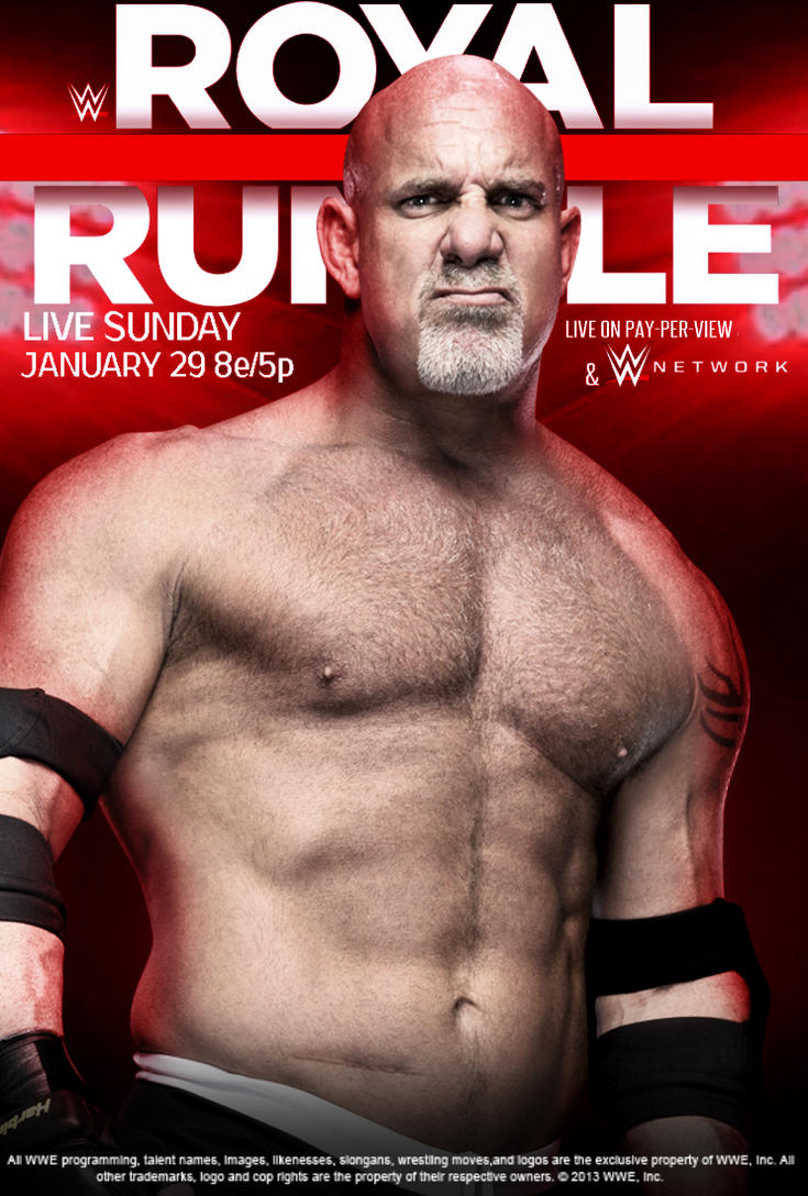 WWE Royal Rumble 2017 poster by CRISPY6664