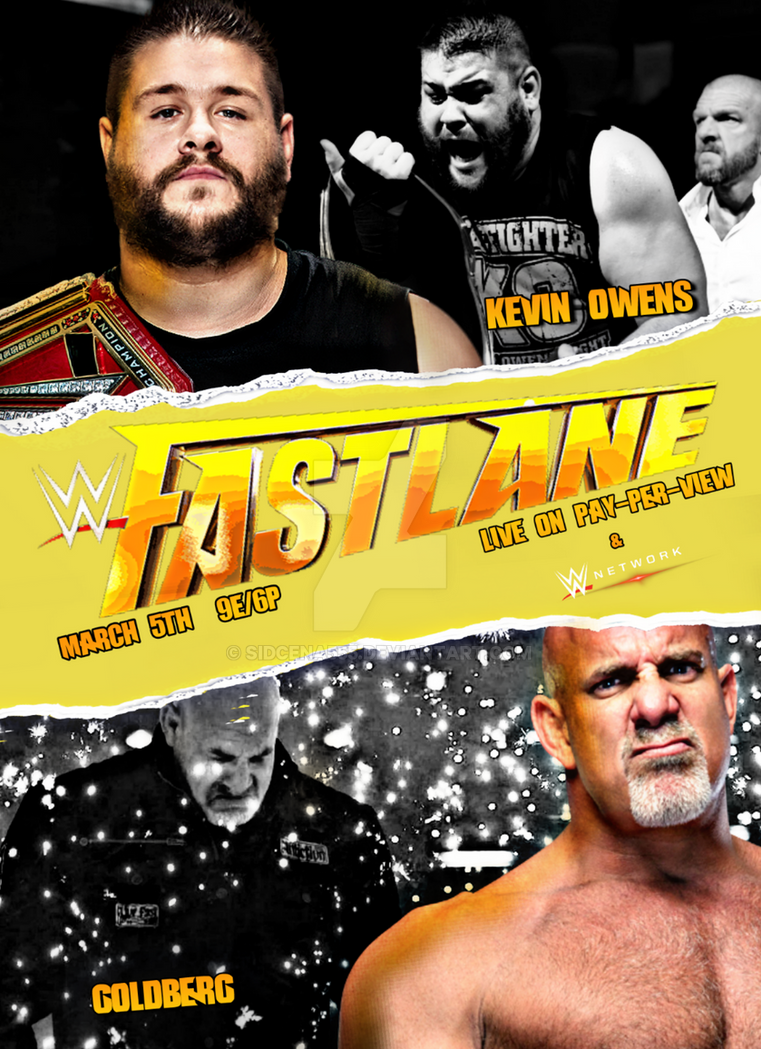 WWE Fastlane Poster 2017 by SidCena555