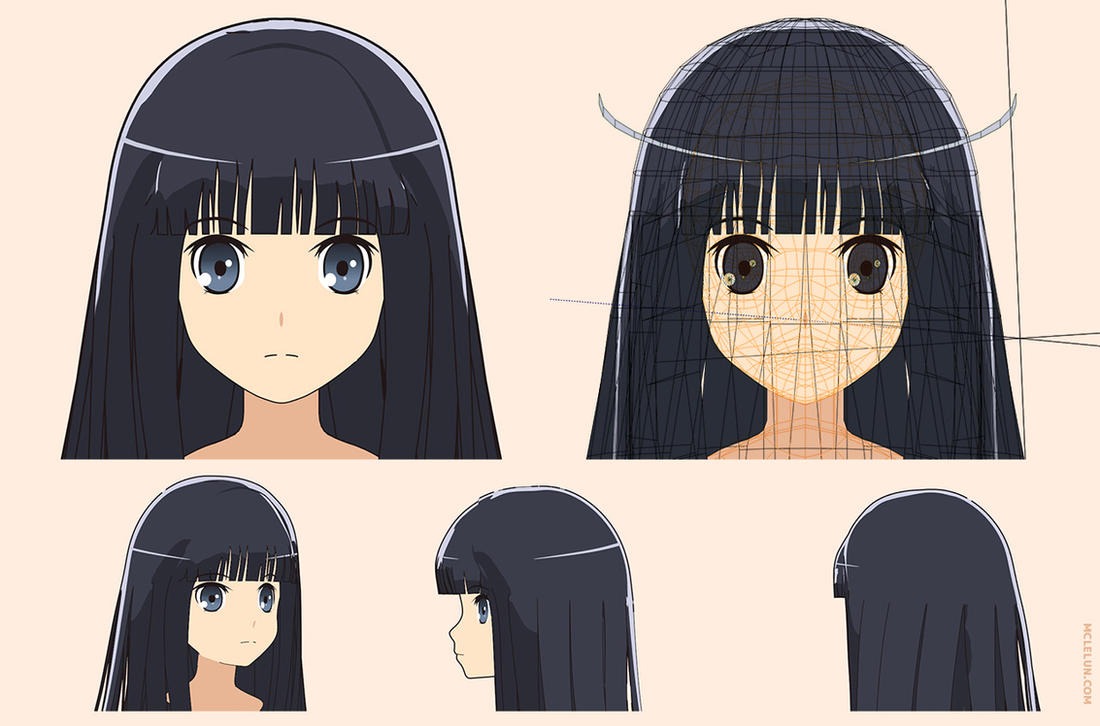 blender3d anime hair specular
