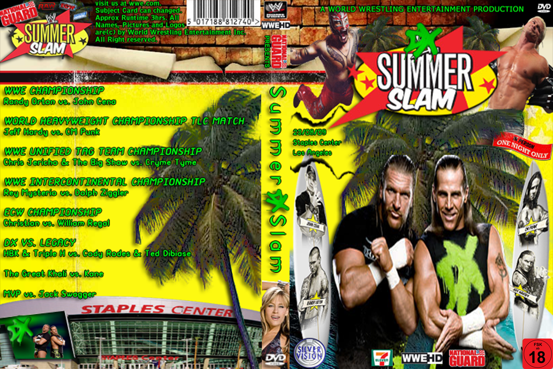 WWE SummerSlam 2009 Cover by AladdinDesign