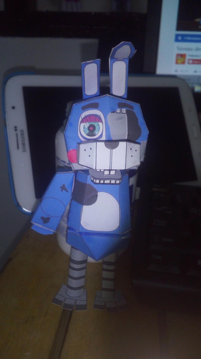 withered toy bonnie papercraft (final night:r) by jackobonnie1983 on ...