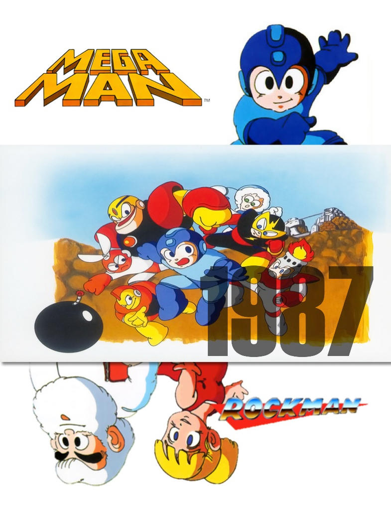 Mega Man 1 cover by MegaSilverX1 on DeviantArt